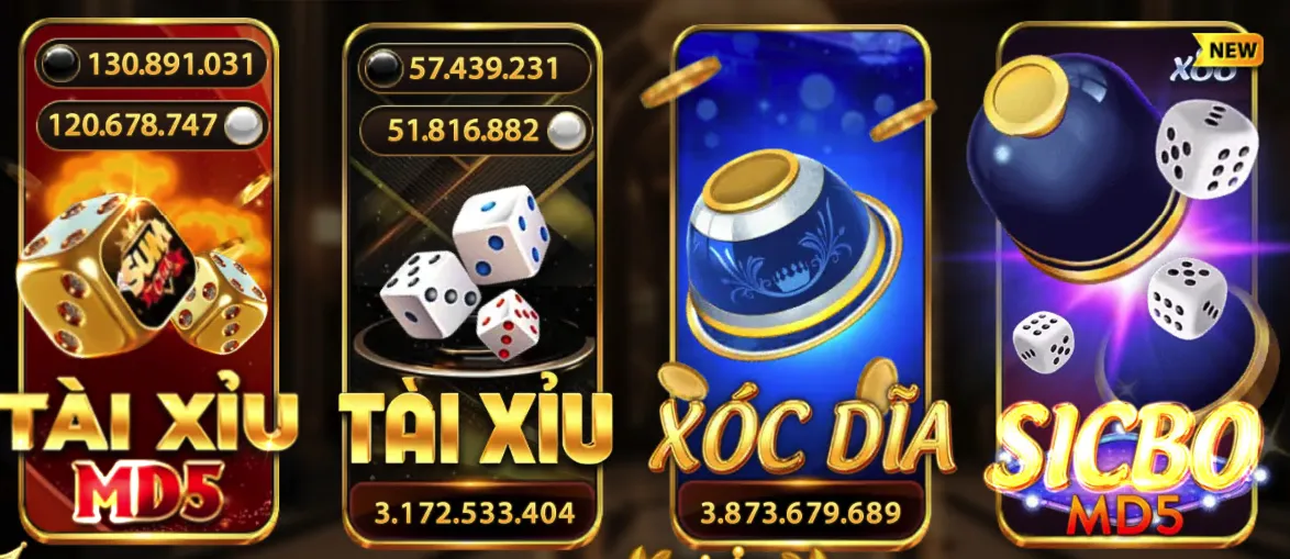 Game Tài xỉu Xóc đĩa MD5 xanh chín tại Sumclub